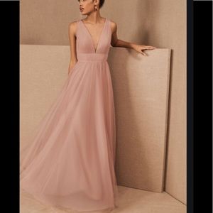 Jenny Woo Collection BHLDN Sarita dress pink 4